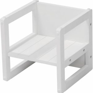 Chaise enfant Montessori réversible 3 hauteurs, style campagne, max 60 kg