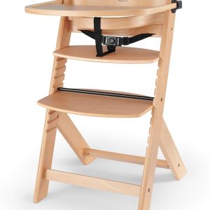 Chaise haute Montessori 3 en 1 en bois naturel Kinderkraft ENOCK pour bébé