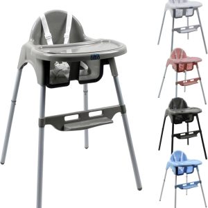 Chaise haute Montessori réglable Monsieur Bébé : plusieurs coloris disponibles