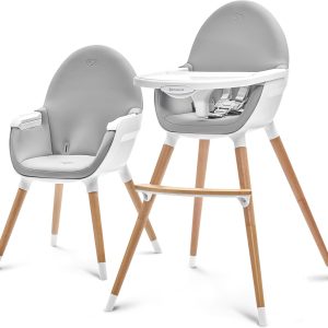 Chaise haute bébé 2 en 1 Kinderkraft FINI : un choix Montessori solide et pratique