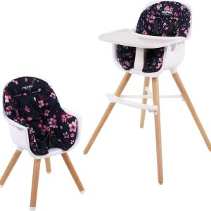 Chaise haute évolutive Montessori Nania Paulette, de 6 mois à 5 ans, fabriquée en France