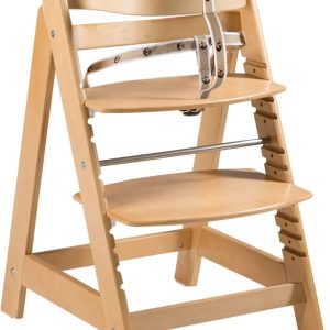 Chaise haute évolutive Montessori Roba Sit Up Click en bois naturel