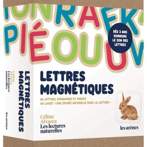 Coffret Montessori : « Les Lectures naturelles » de Céline Alvarez – Lettres magnétiques
