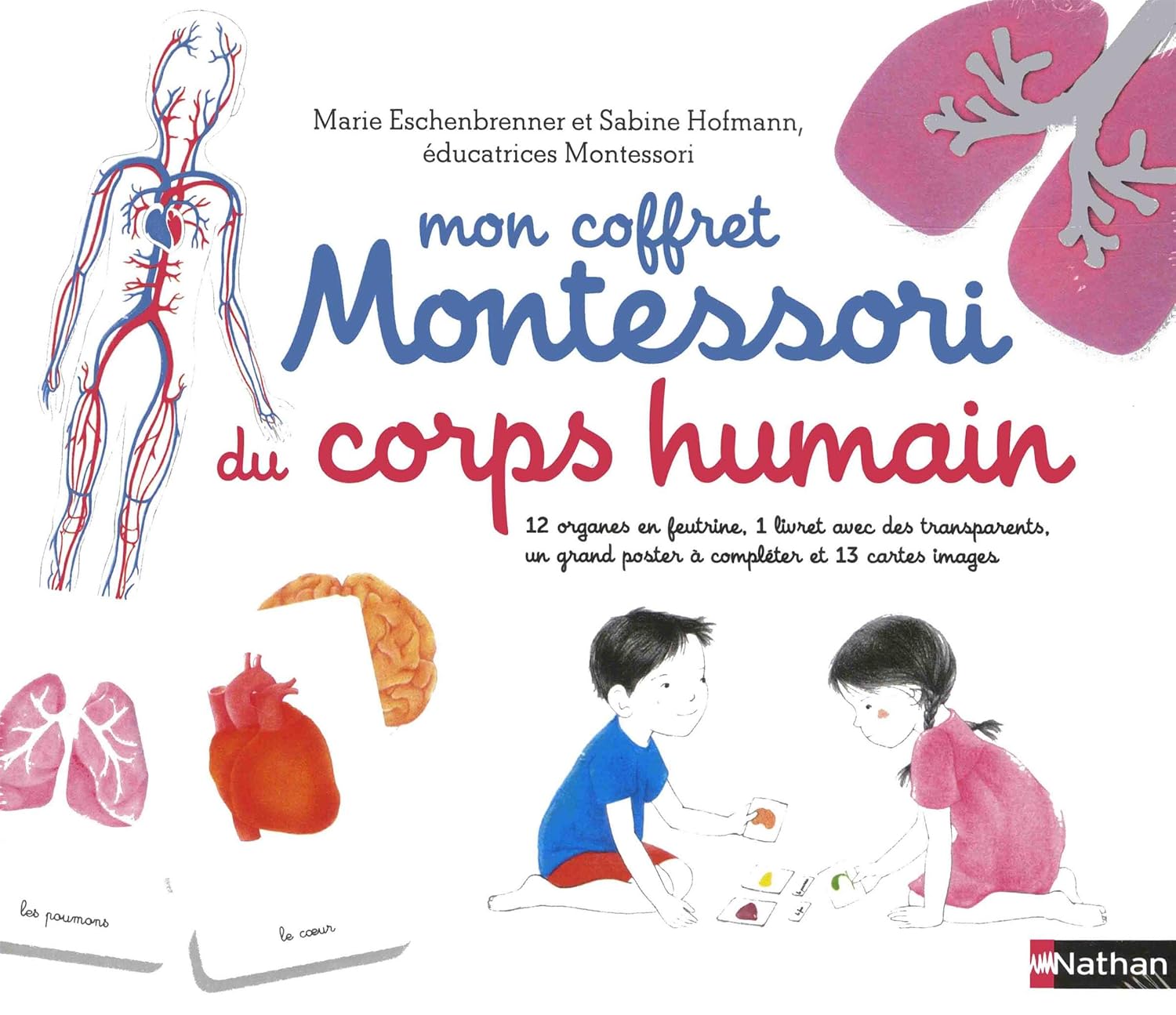 Coffret Montessori du corps humain pour enfants de 6 à 9 ans
