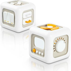 Cube d&rsquo;activité Montessori Loyzico 6 en 1 pour bébés de 1 à 3 ans