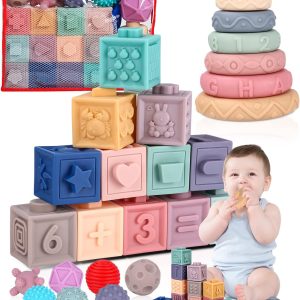 Cube sensoriel Montessori : jouet d&rsquo;éveil pour bébés de 6 à 12 mois