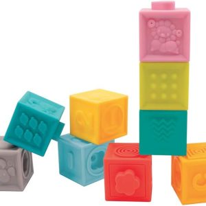 Cubes emboîtables Montessori : jeu d&rsquo;éveil et de motricité fine dès 10 mois