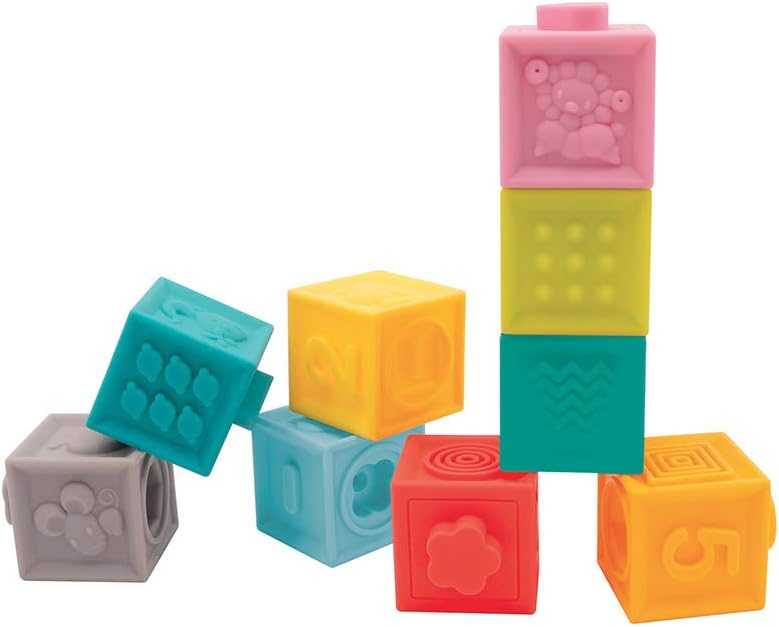 Cubes emboîtables Montessori : jeu d’éveil et de motricité fine dès 10 mois