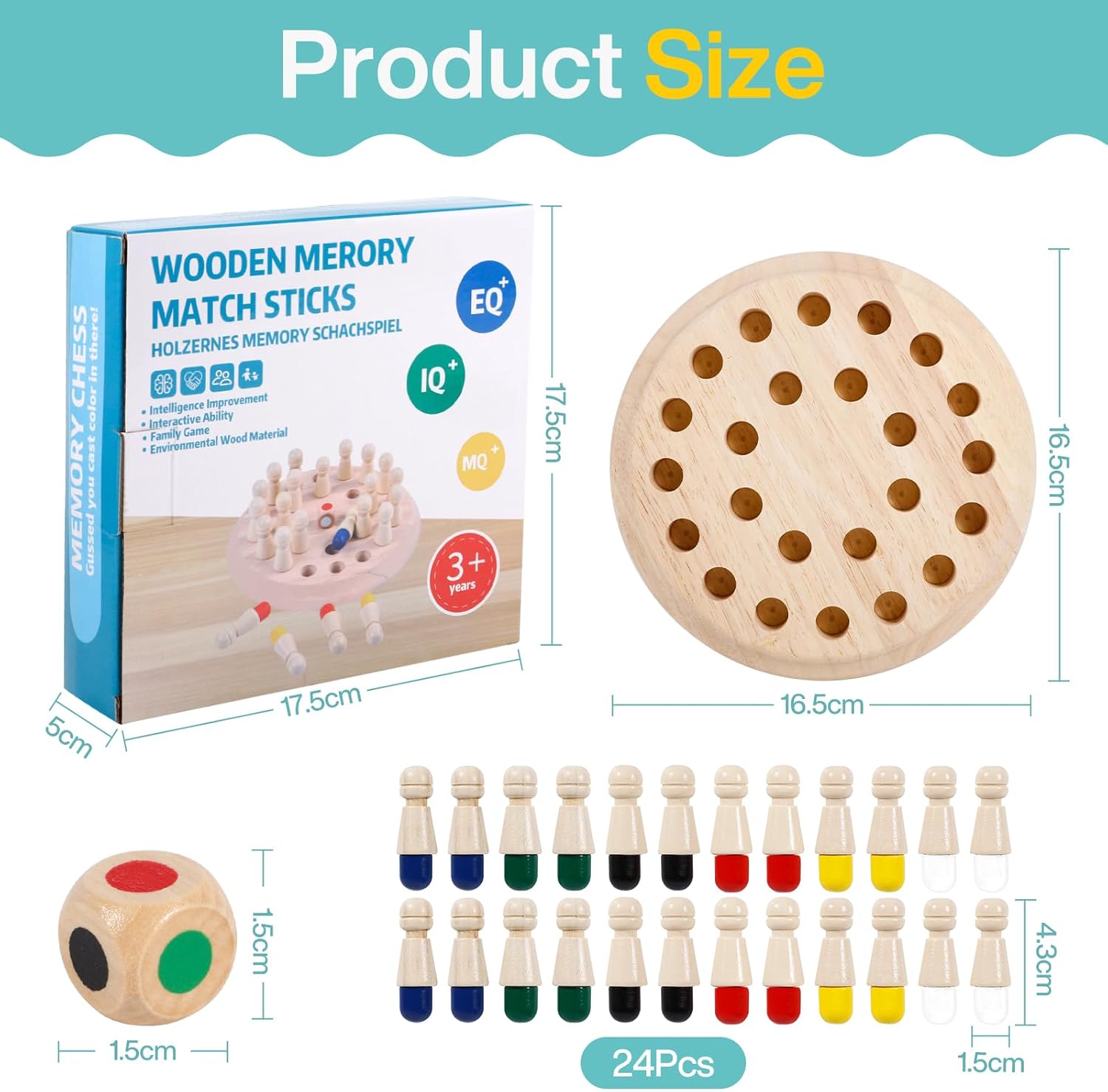 Échecs de mémoire Montessori ZLPBAO pour enfants de 3 à 6 ans – Image 2