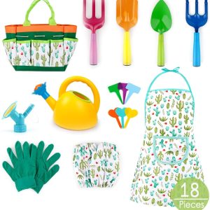 Ensemble Montessori d&rsquo;outils de jardinage pour enfants XINNIAN