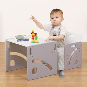 Ensemble Table et Chaise Montessori Ajustables pour Bébés 1-3 Ans – Funlio