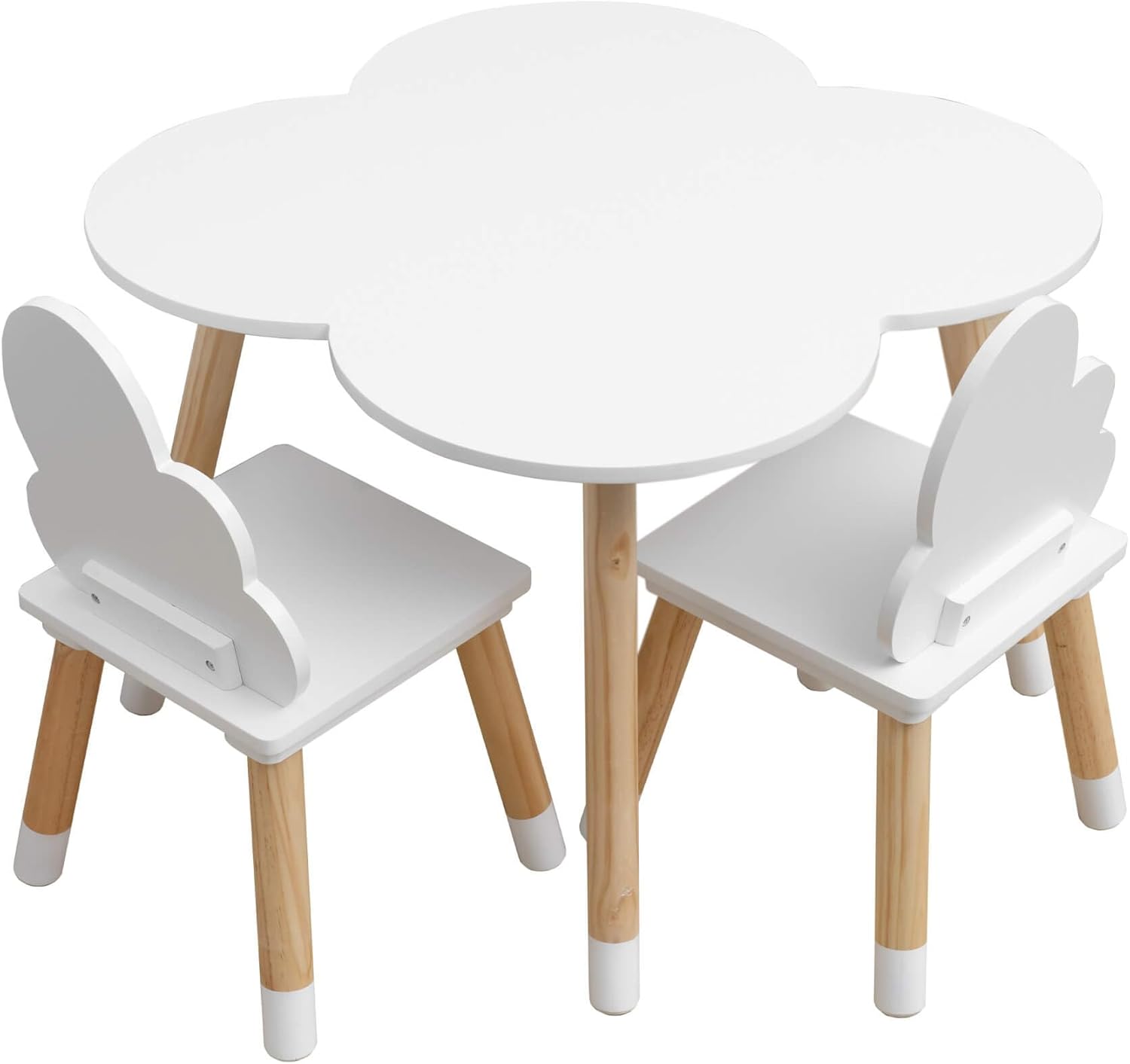 Ensemble Table et Chaises Montessori Style Nordique pour Enfants