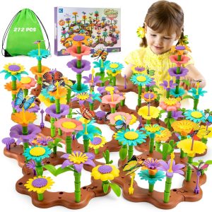 Jouets de construction de fleurs pour enfants 3 à 6 ans