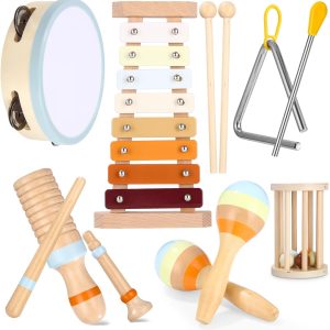 Ensemble de jouets musicaux Montessori pour enfants de 3 à 5 ans