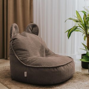 Fauteuil enfant en velours côtelé cosy et moelleux