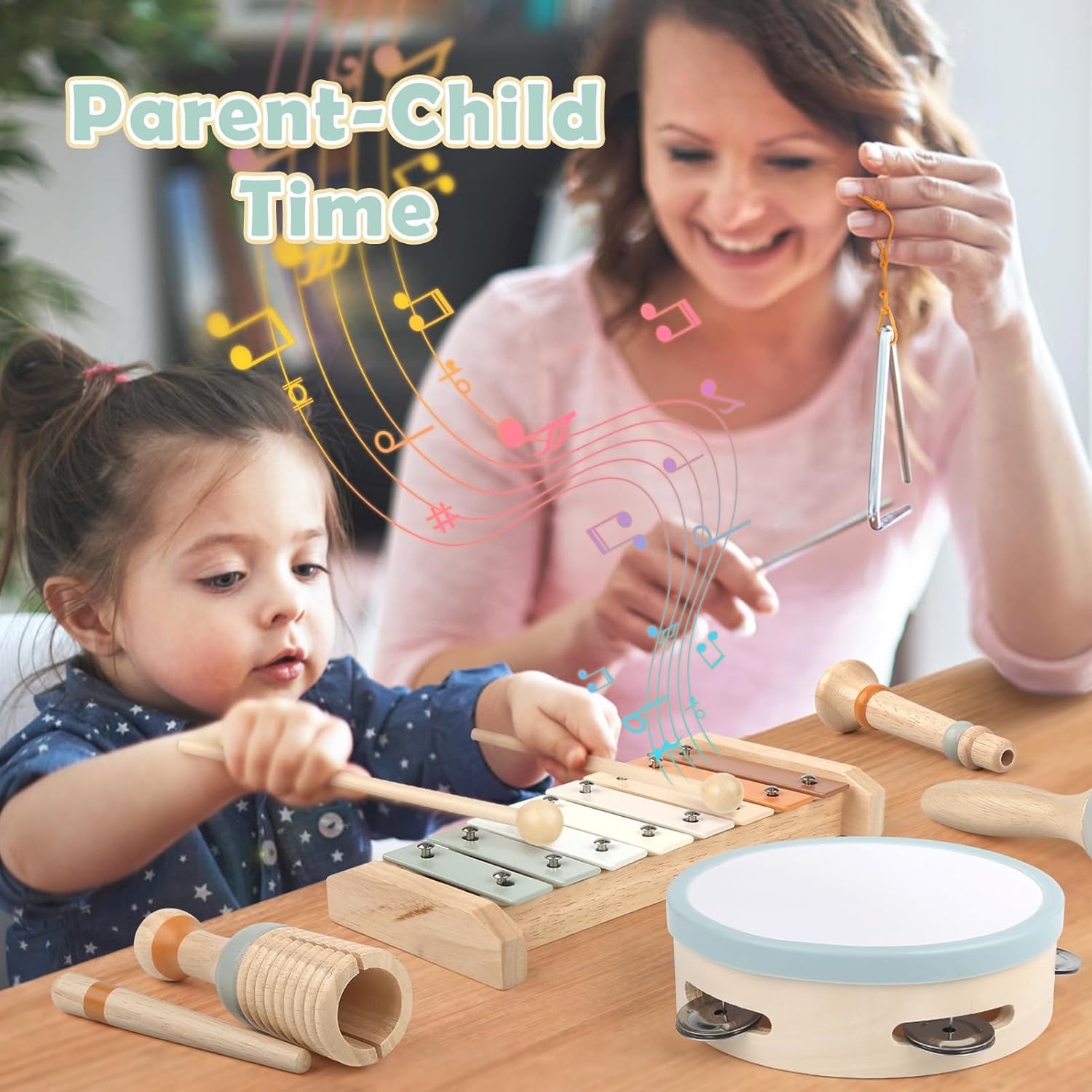 Instrument de musique en bois pour enfants 3 à 5 ans – Image 6