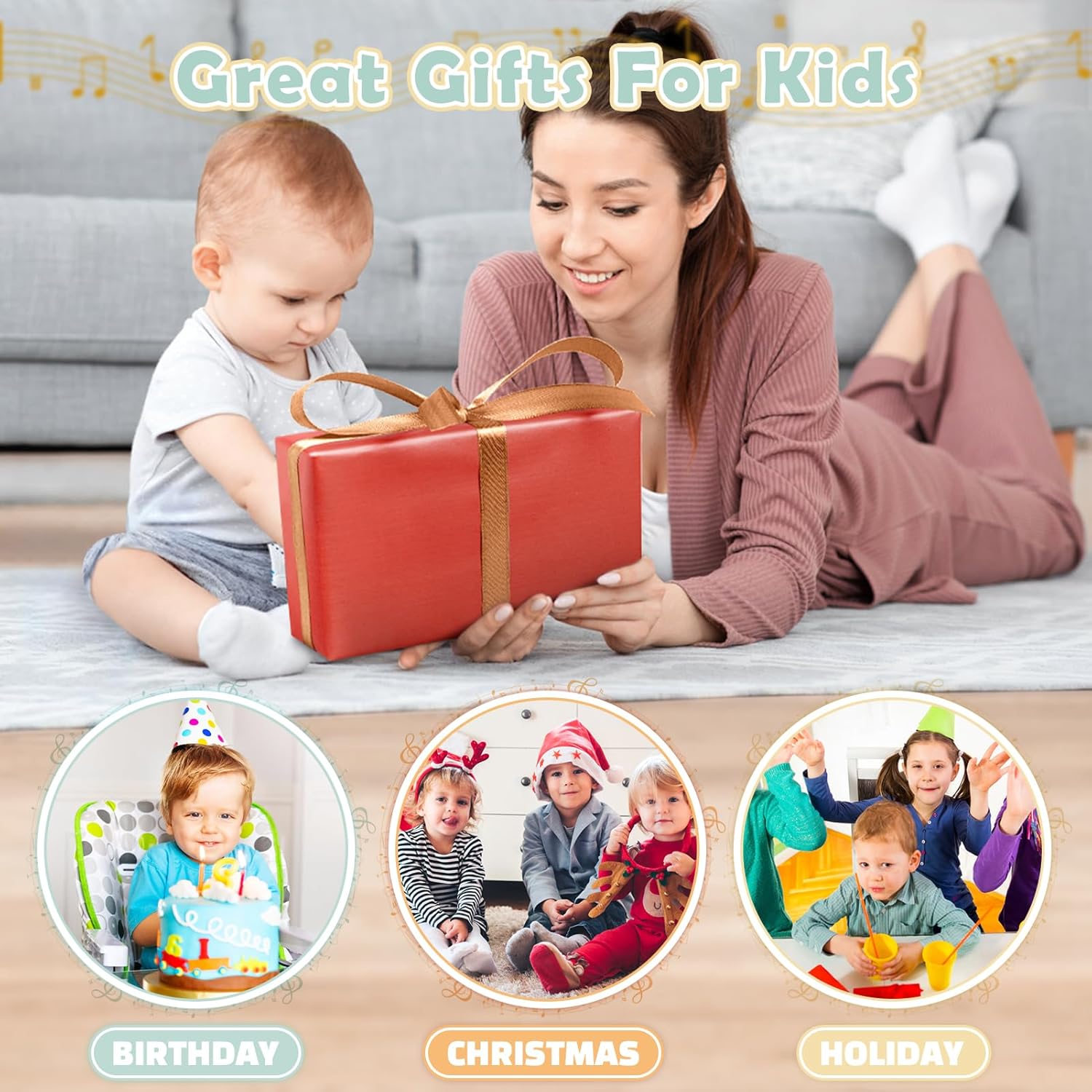 Instrument de musique en bois pour enfants 3 à 5 ans – Image 7