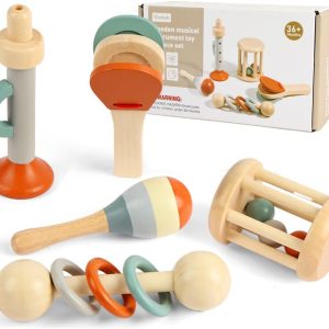 Instruments de musique en bois pour bébés et tout-petits
