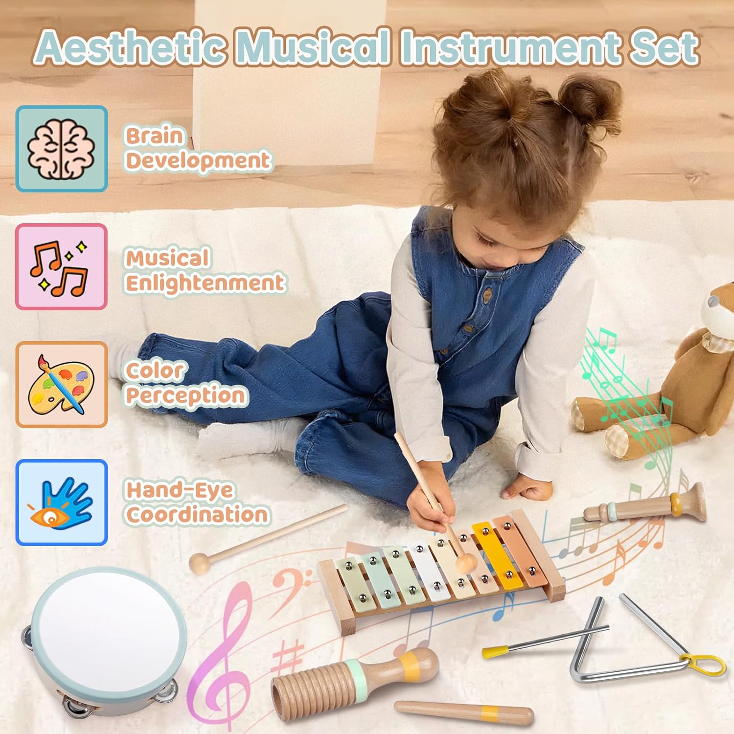 Instruments musicaux Montessori pour enfants : le cadeau parfait pour stimuler l’éveil musical – Image 2