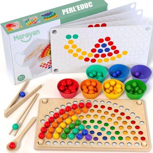 Jeu Montessori Marayan : motricité fine et couleurs pour enfants de 3 à 5 ans