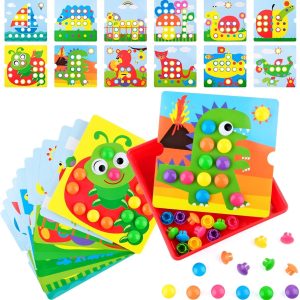 Jeu de mosaïque éducatif Montessori pour enfants de 2 à 4 ans