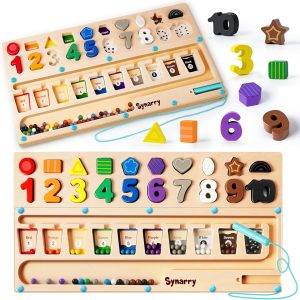 Jeu de motricité fine Montessori 3 en 1 pour enfants de 3 à 6 ans
