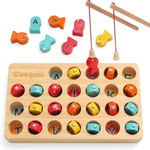 Jeu de pêche magnétique Montessori : apprendre l&rsquo;alphabet en s&rsquo;amusant