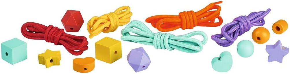 Jeu de perles à enfiler Montessori Moses pour enfants dès 3 ans – Image 3