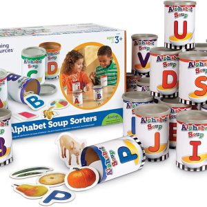 Jeu de tri Soupe de l&rsquo;alphabet Montessori : apprendre en s&rsquo;amusant