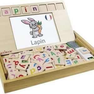Jeu éducatif Montessori : Lexibook Bio Toys École des Mots bilingue Français/Anglais