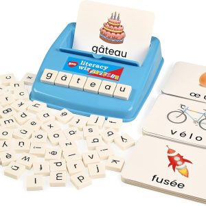 Jeu éducatif d&rsquo;orthographe française Montessori : apprendre l&rsquo;alphabet avec BOHS