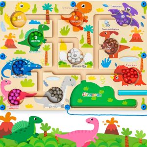 Jeu labyrinthe magnétique Montessori pour enfants 2-6 ans : apprentissage et amusement
