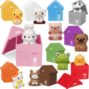Jouet Montessori Animaux Educatif pour Enfant de 1 à 3 Ans