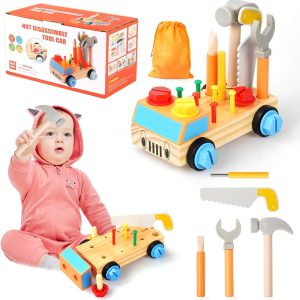 Jouet de motricité Montessori en bois Hossom pour enfants de 2 à 7 ans