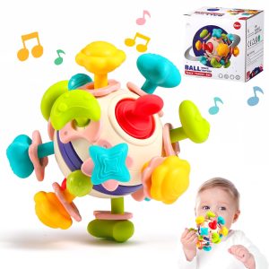 Jouet d&rsquo;éveil Montessori Oderra pour bébé : dentition et sensoriel 0-12 mois