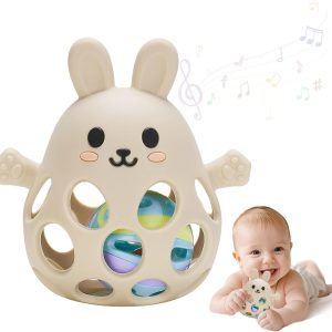 Jouet hochet sensoriel montessori pour bébé 0-12 mois