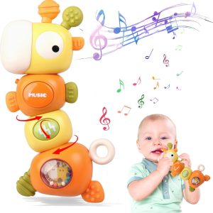 Jouet sensoriel Montessori 4 en 1 pour bébé : idéal de 0 à 3 ans