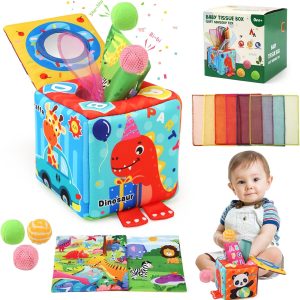 Jouet sensoriel Montessori Dinosaure pour bébés de 6 à 12 mois BelleStyle