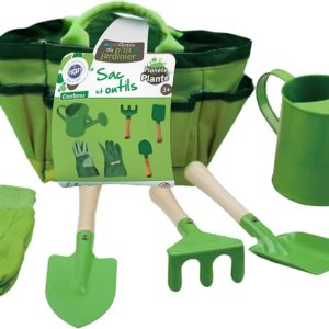 Kit Montessori: Outils de jardinage pour enfants Planète Plante, 6 pièces