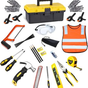 Kit Montessori d&rsquo;apprentissage du bricolage pour enfants : ensemble d&rsquo;outils QeeHeng