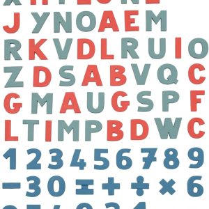 Kit d&rsquo;apprentissage Montessori : 72 Lettres et Chiffres Magnétiques Smoby
