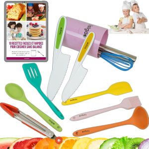 Kit d&rsquo;apprentissage cuisine Montessori pour enfants