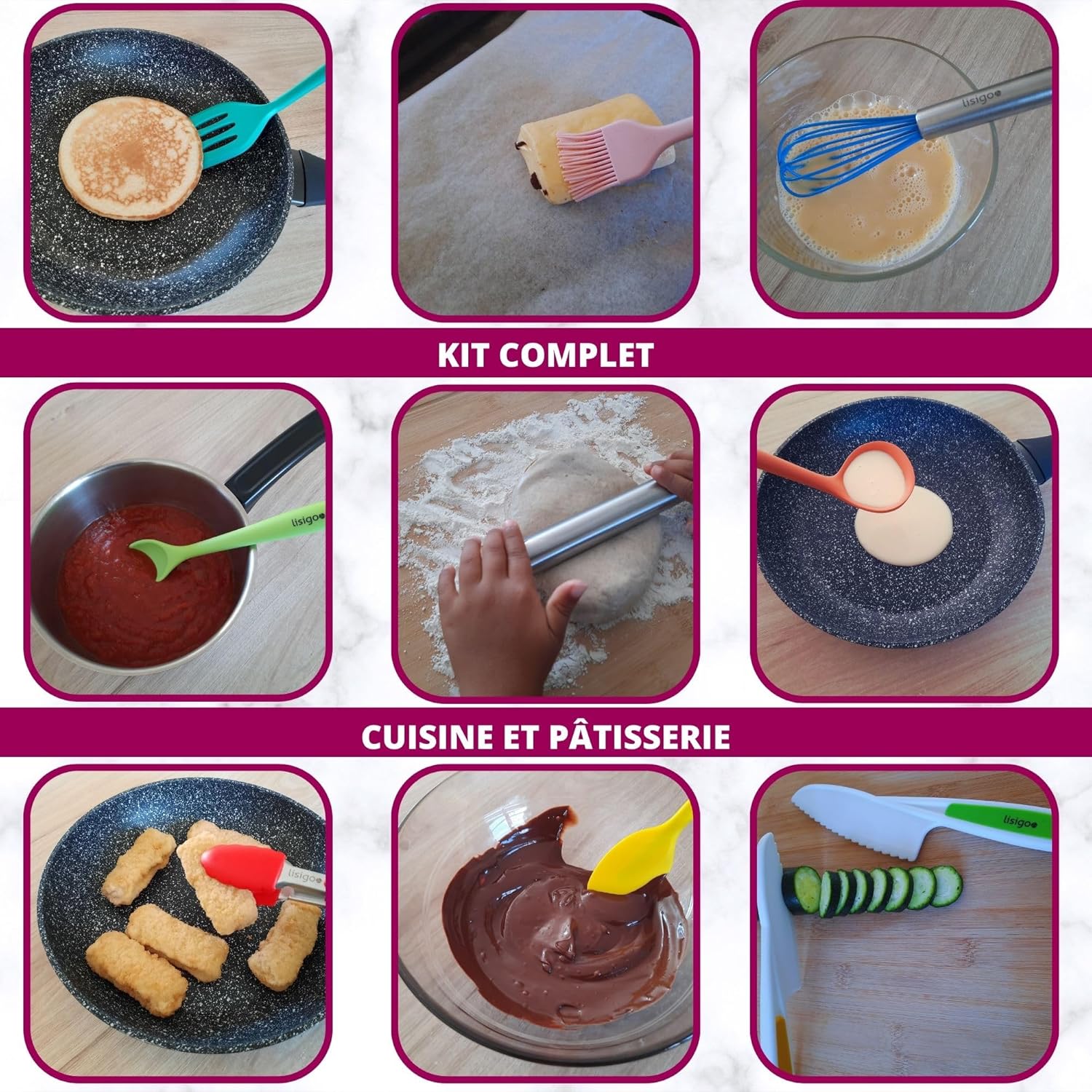 Kit d’apprentissage cuisine Montessori pour enfants – Image 3