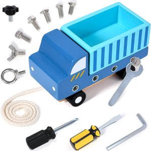 Kit d&rsquo;apprentissage du bricolage Montessori : jouet en bois pour enfants 3-6 ans