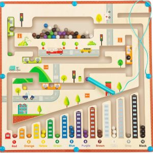 Labyrinthe magnétique Montessori : jeux éducatifs pour enfants de 3 à 6 ans