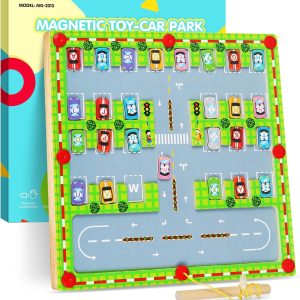 Labyrinthe magnétique Montessori pour l&rsquo;apprentissage de l&rsquo;alphabet pour enfants de 3 à 6 ans