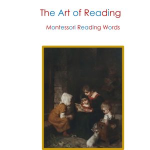 L&rsquo;art de la lecture : Nomenclature Montessori en grand caractère – Broché 2024