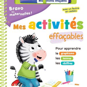 Livre Montessori : Mes activités effaçables pour grande section – Bravo les maternelles