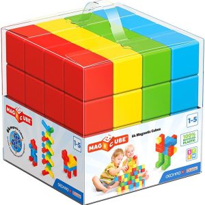 Magicube Geomag : jeu de construction magnétique Montessori pour l&rsquo;apprentissage précoce des enfants