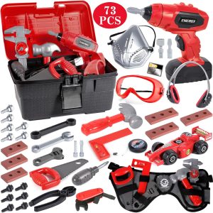 Malette d&rsquo;outils Montessori MULEVIP pour enfant 73 pièces dès 3 ans